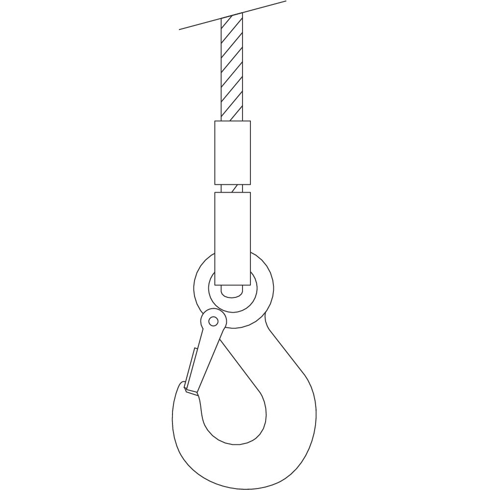 Wire rope slings 4leg with chain components REMA